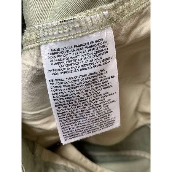 The North Face Cargo Pencil Skirt Womens Size 2 Regular Green 100% Cotton‎ W26 - Picture 3 of 8